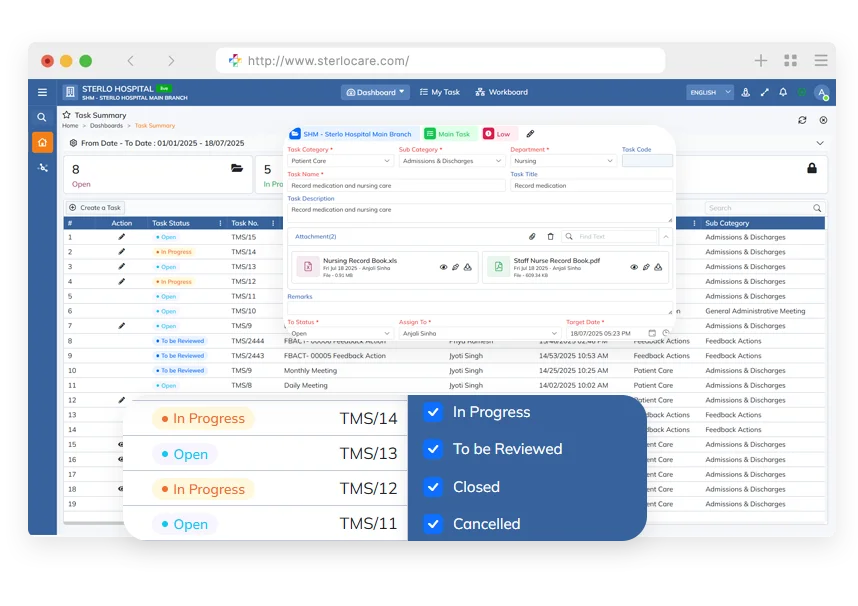 Centralized task management